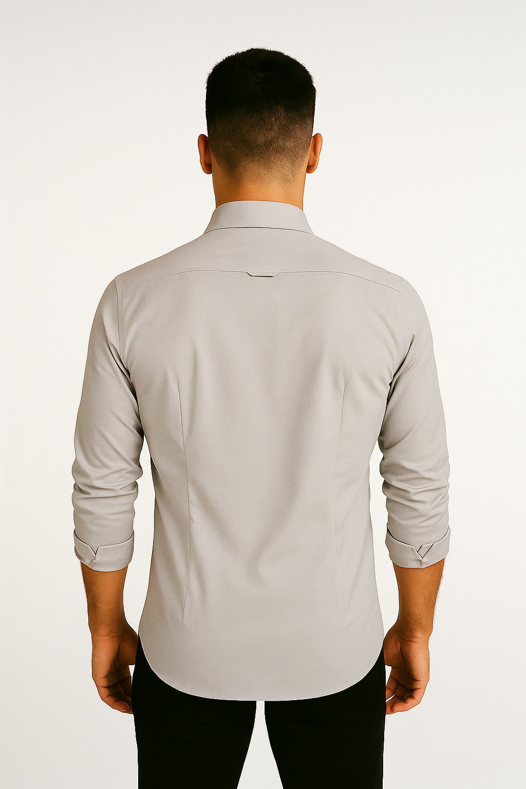 Camisa Repelente Formal Manga Larga 2328 Gris