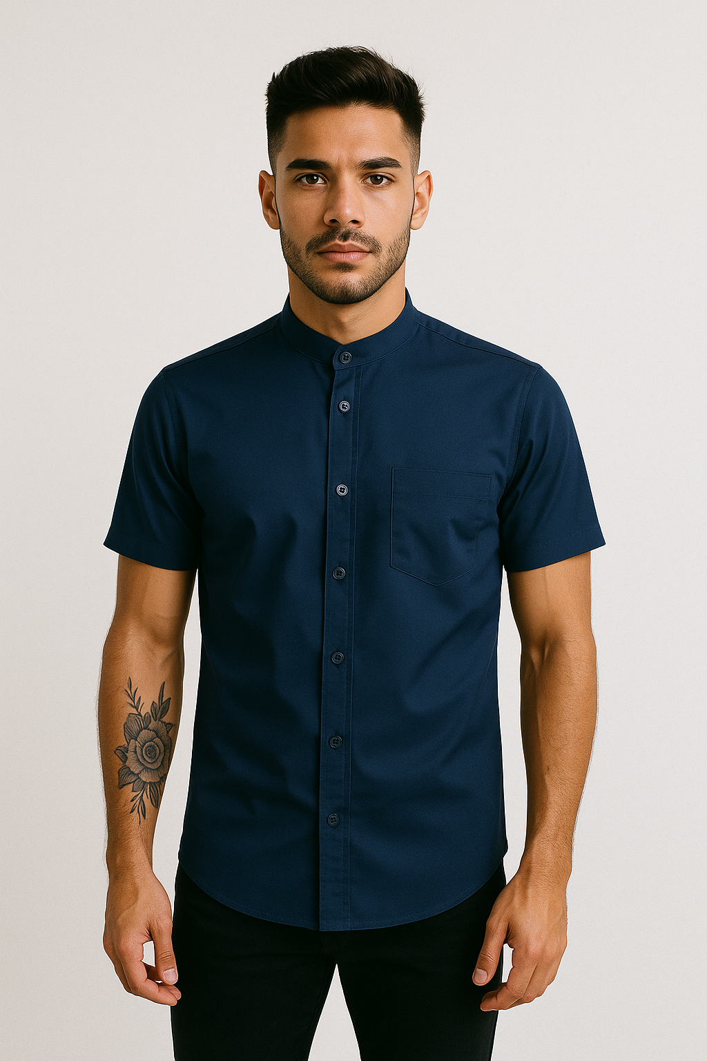 Camisa Repelente Mao Manga Corta 23100 Marino