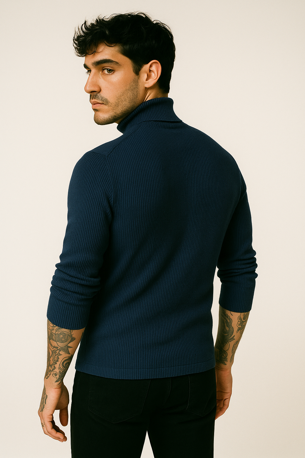 Playera Cuello Alto 2318 Marino