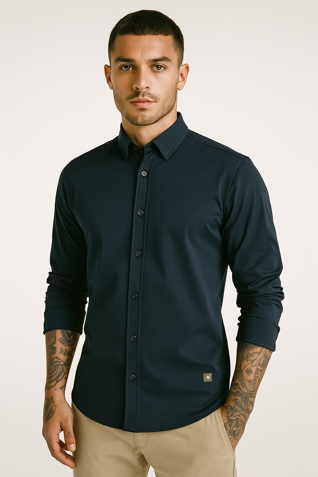 Camisa Formal Super Stretch 2247 Marino
