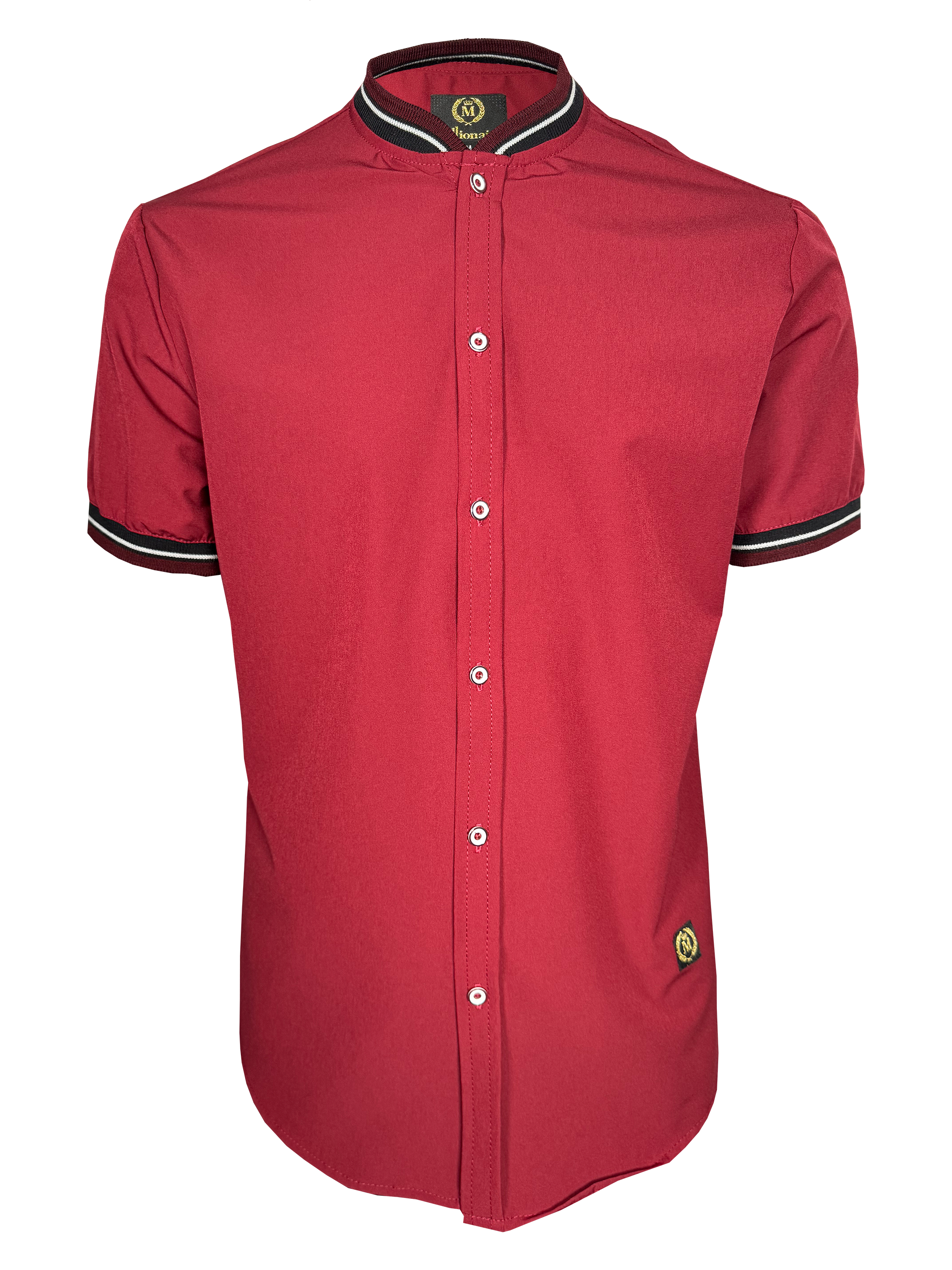 Camisa Repelente Cuello Cardigan 2353 Tinto