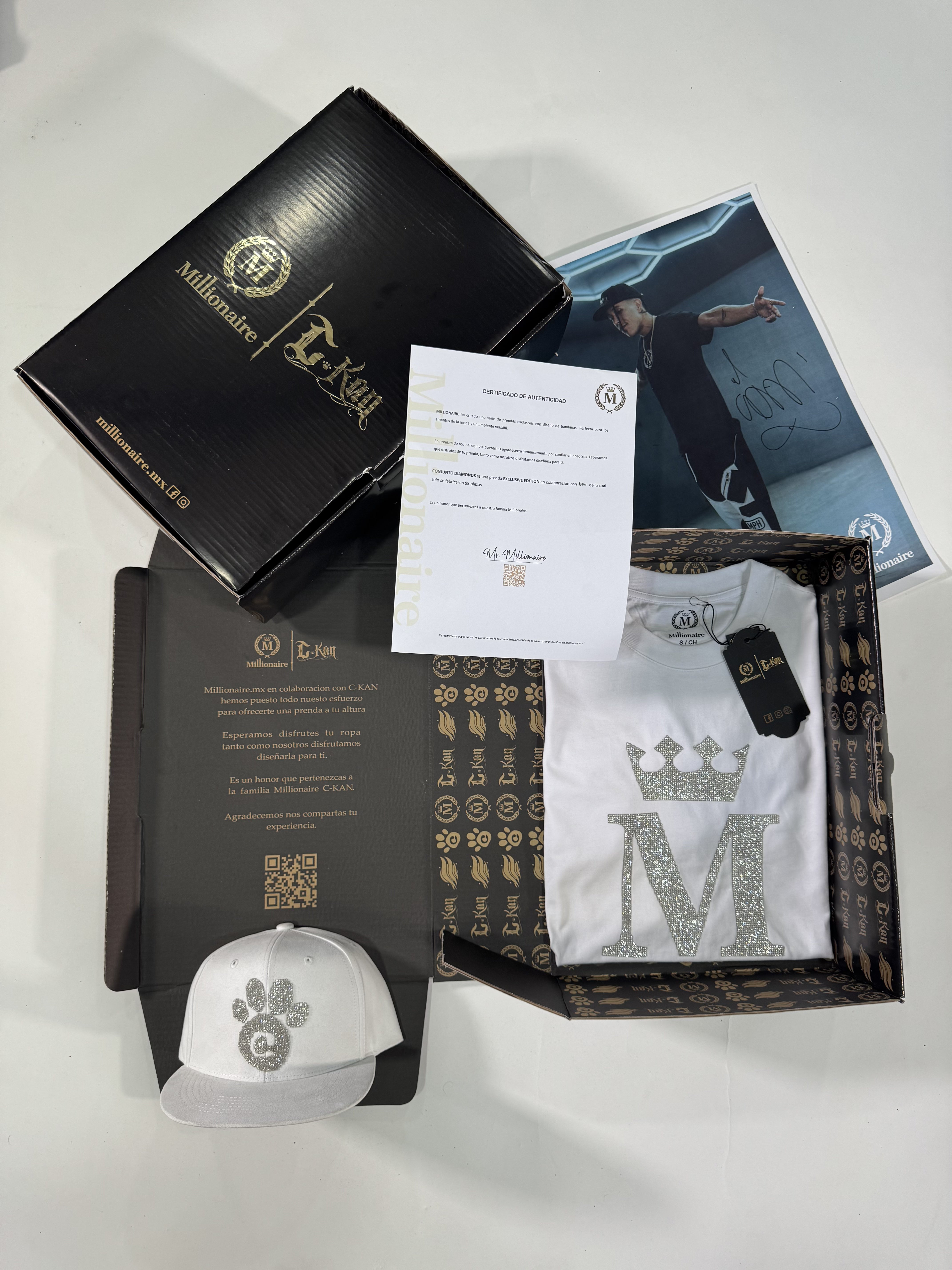 Kit Diamonds (Blanco/ Plata)