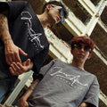 Playera Oversize 2548 270GRMS JAMES Negro