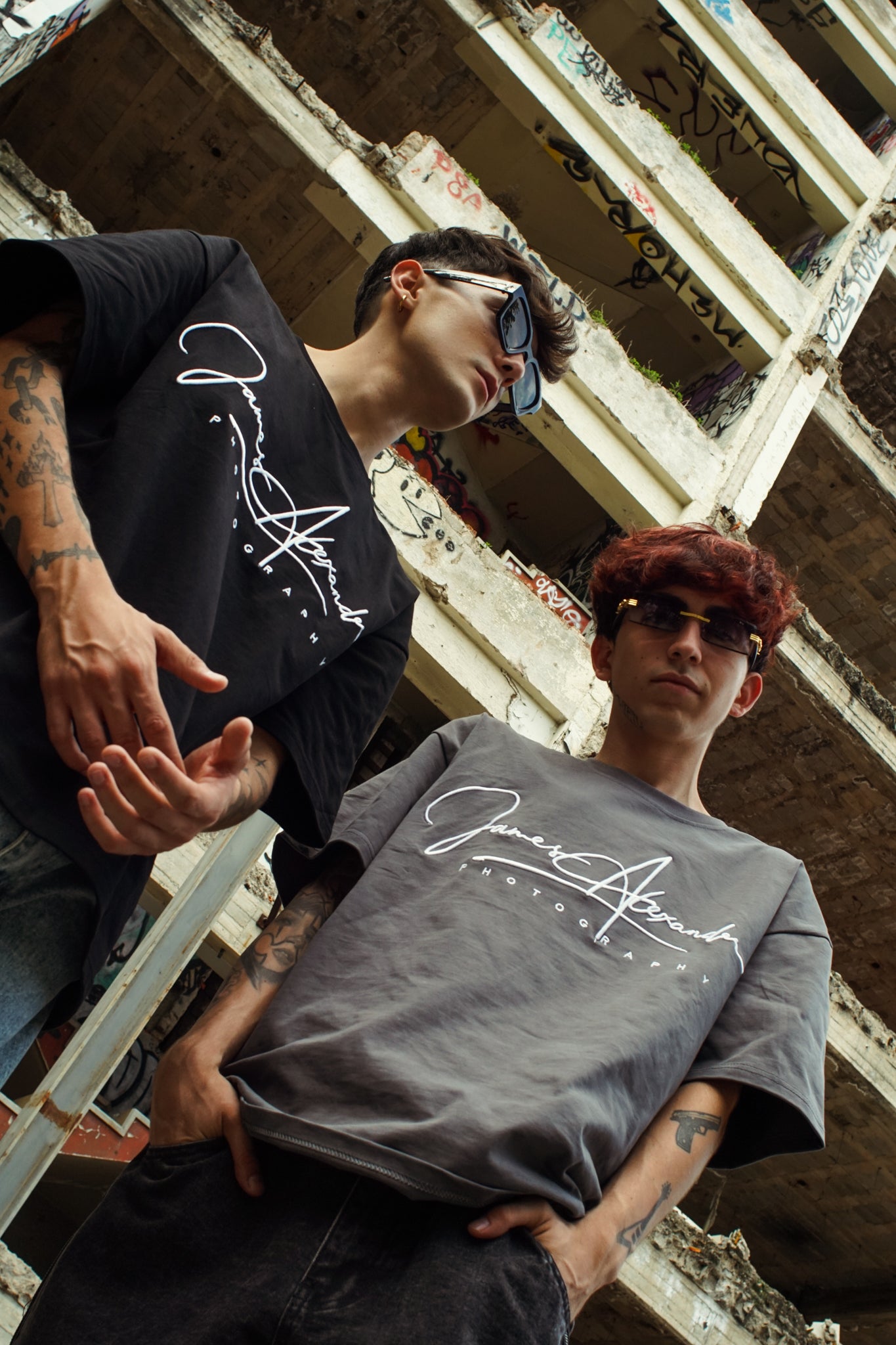 Playera Oversize 2548 270GRMS JAMES Gris