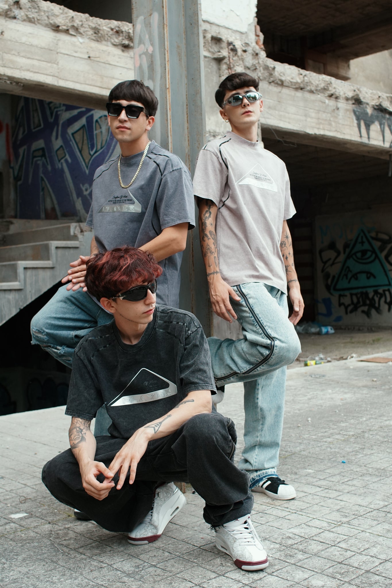 Playera Oversize 2548 270GRMS PLAYER Marino