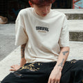 Playera Oversize 2548 270GRMS ORIGINAL Beige