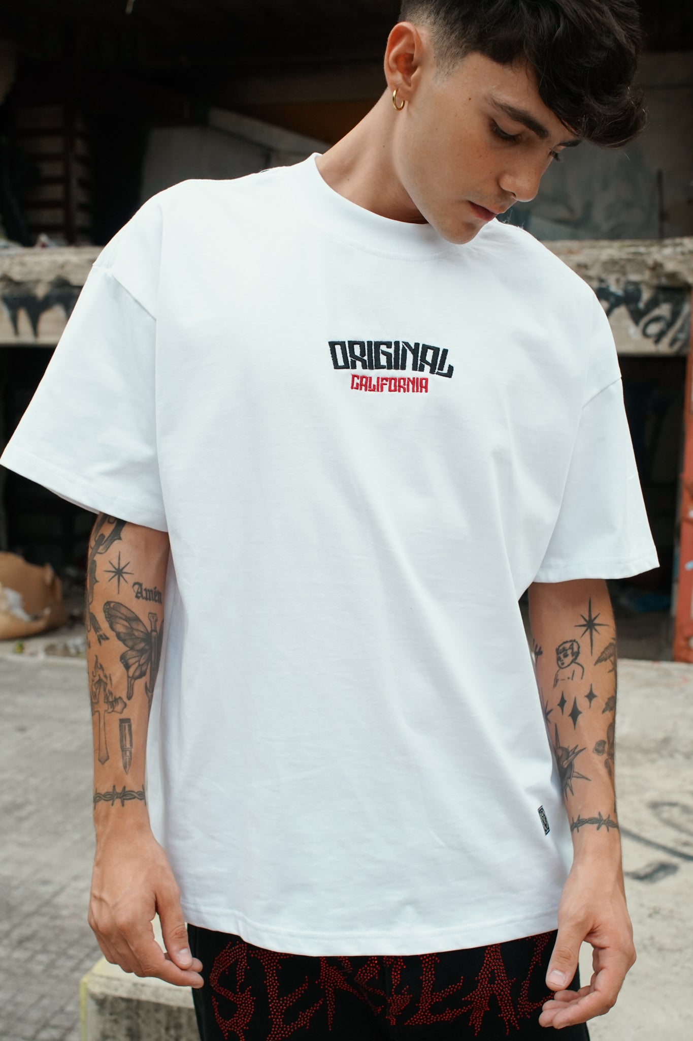 Playera Oversize 2548 270GRMS ORIGINAL Blanco