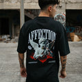 Playera oveersize AFFECTION 240 grms Negro