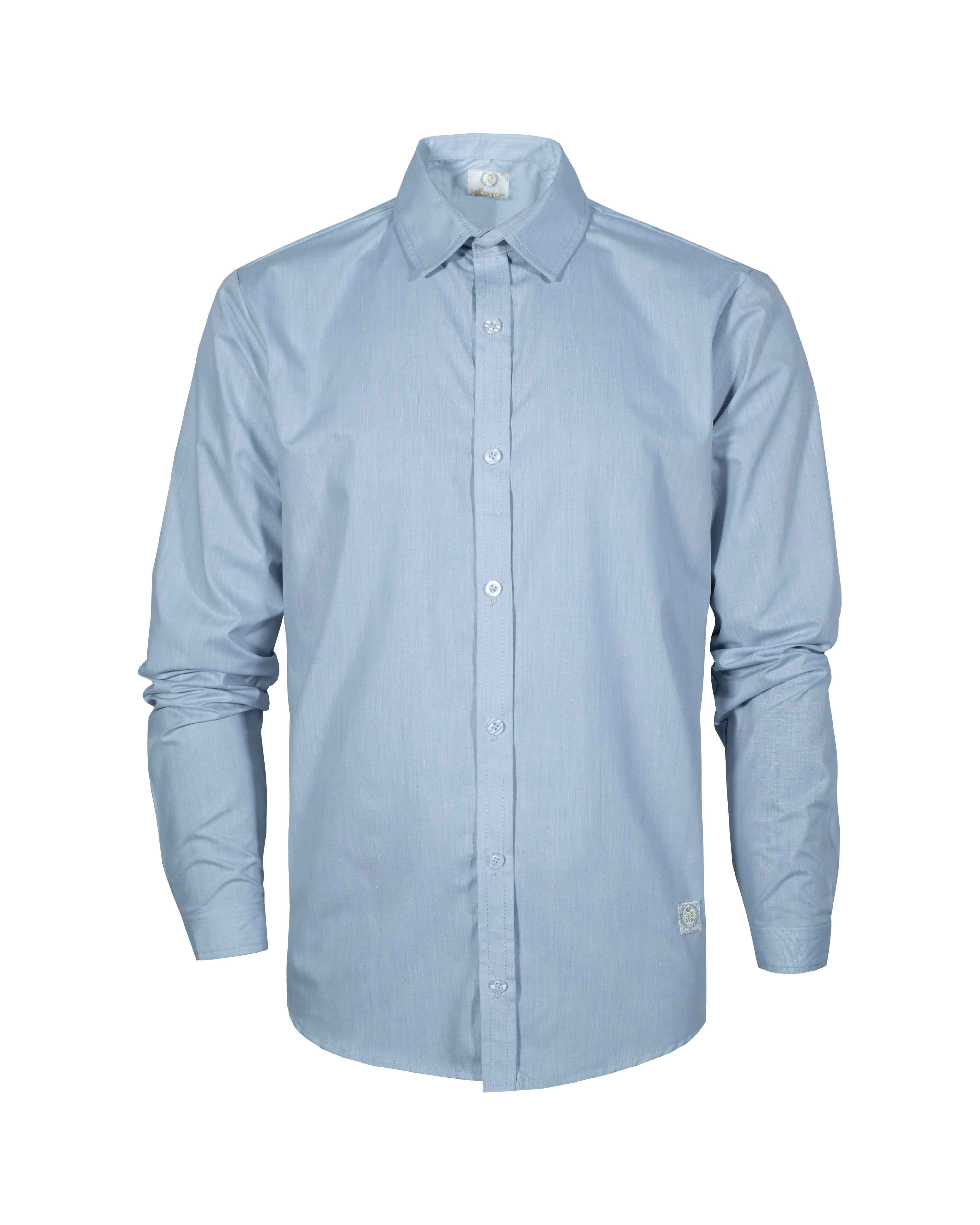 Camisa Formal Manga Larga 2312 Gris