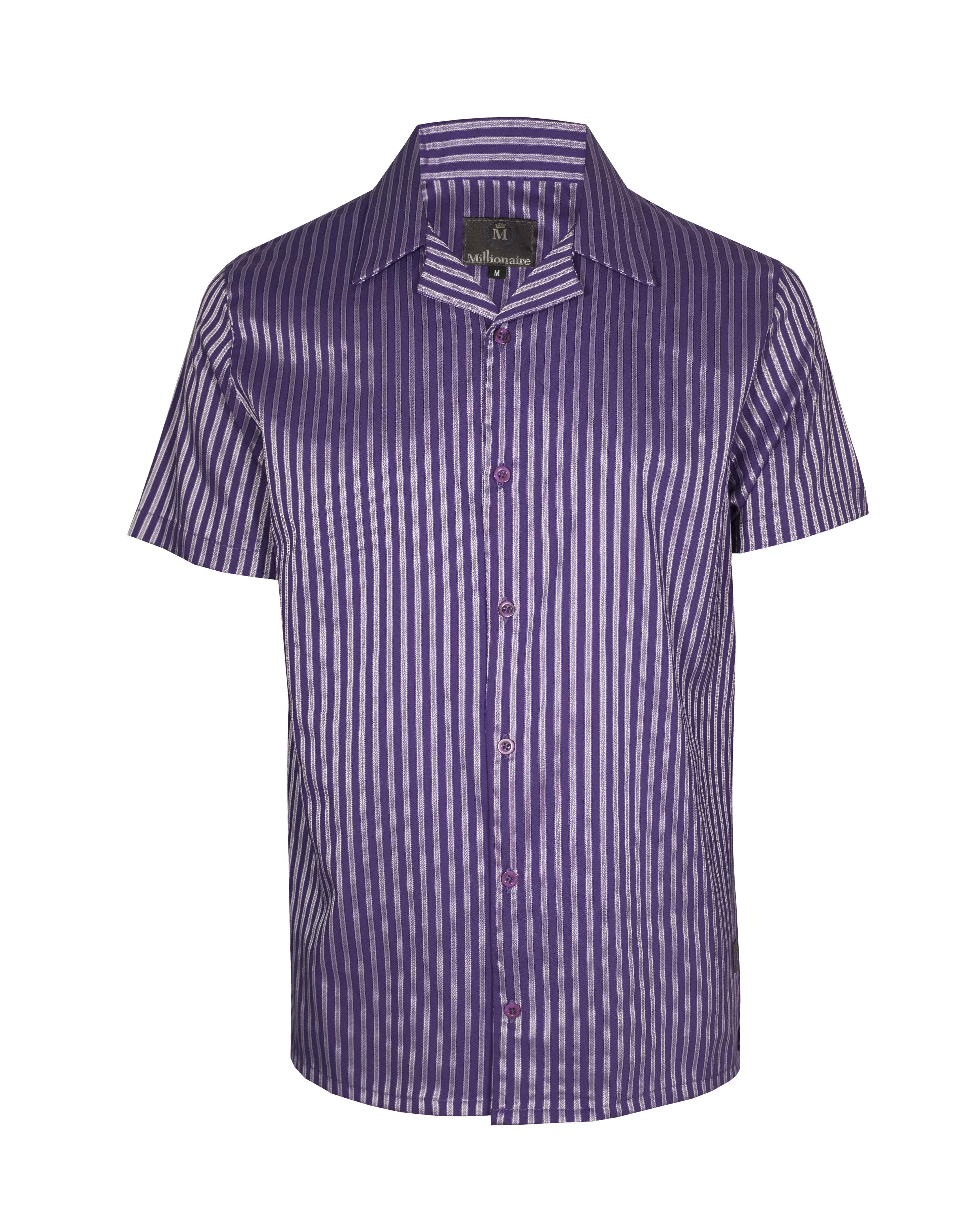 Camisa Sport 2301 Morado Plata