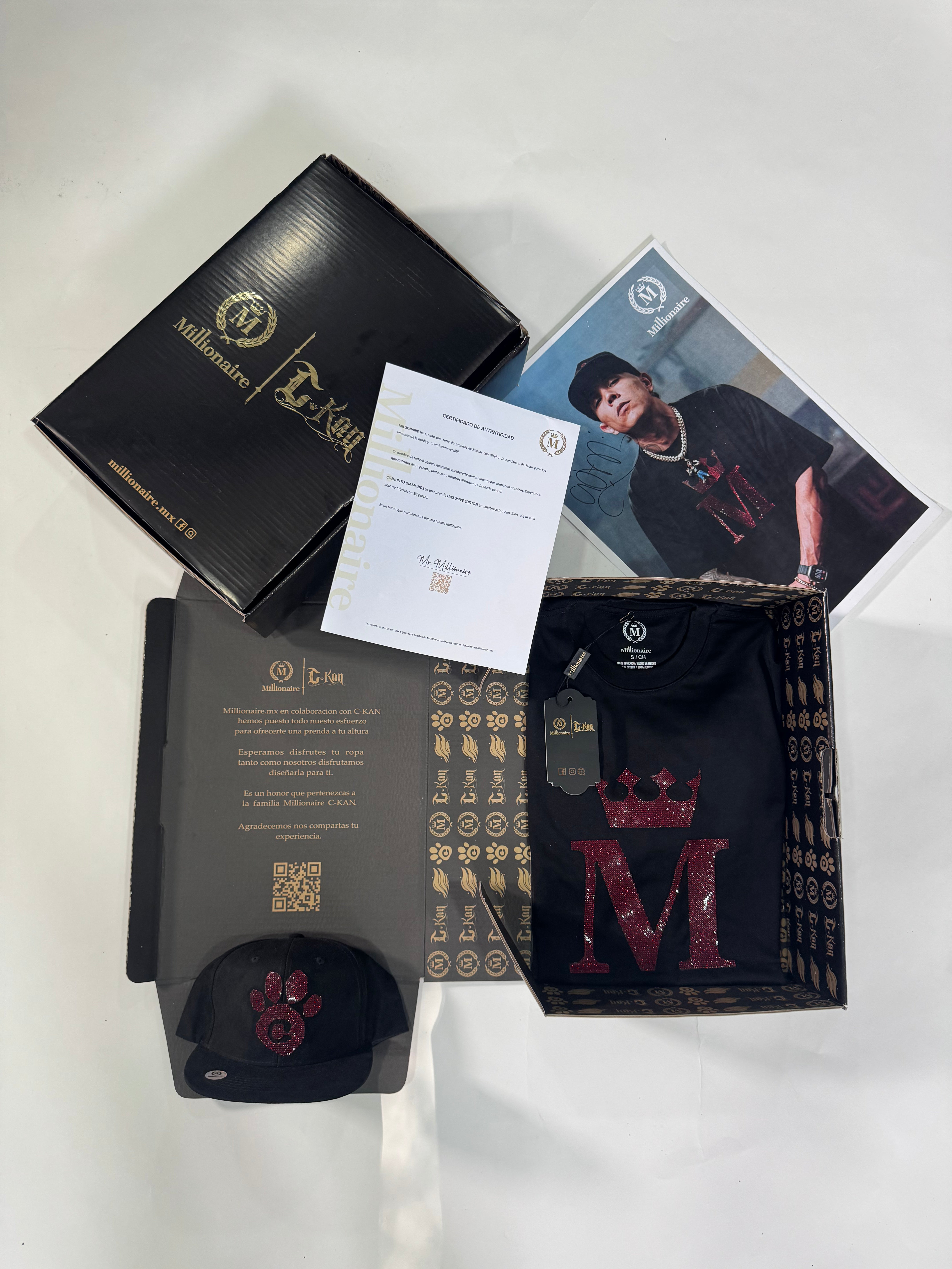 Kit Diamonds (Negro / Tinto)