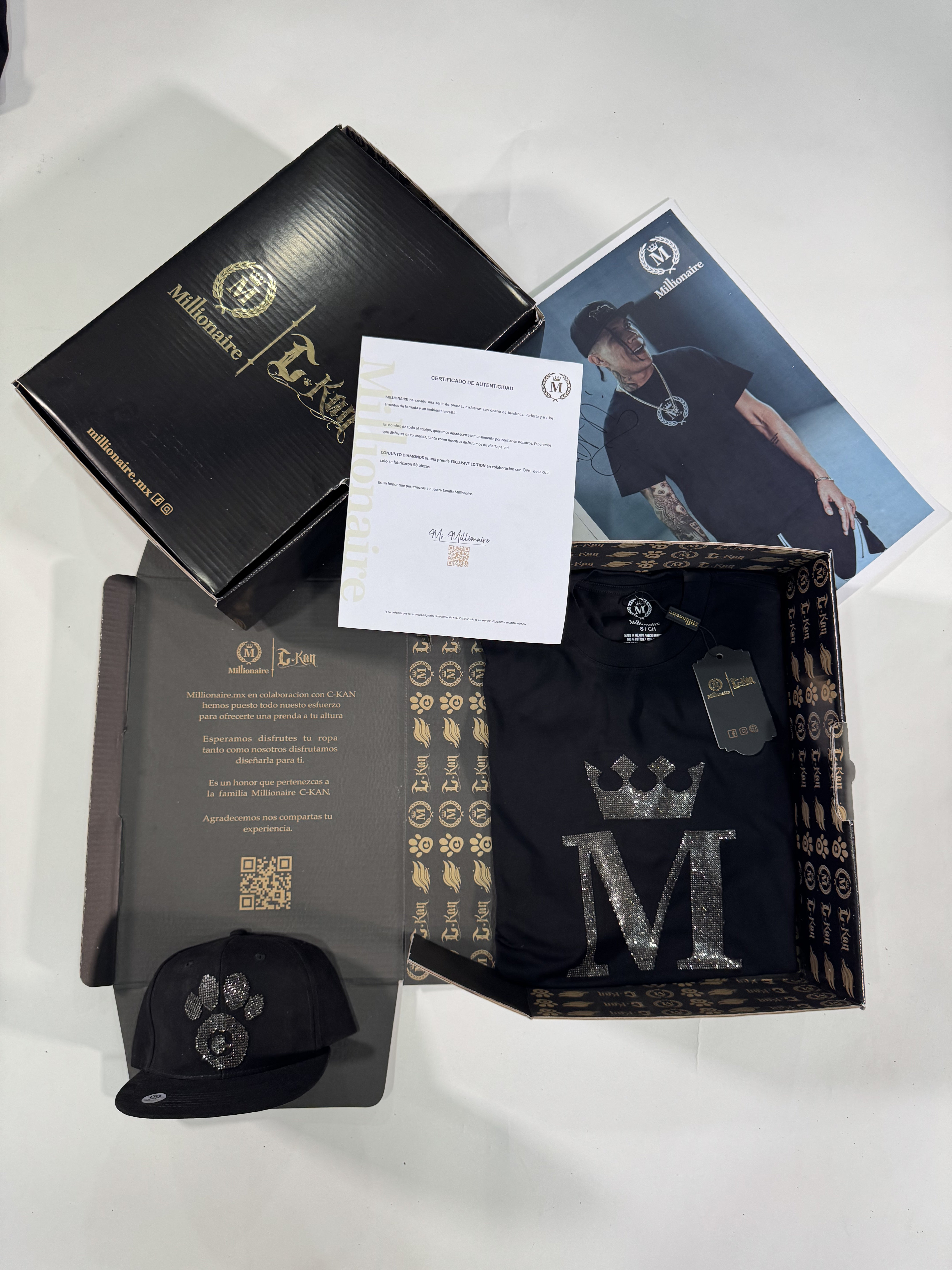 Kit Diamonds (Negro/ Niquel)