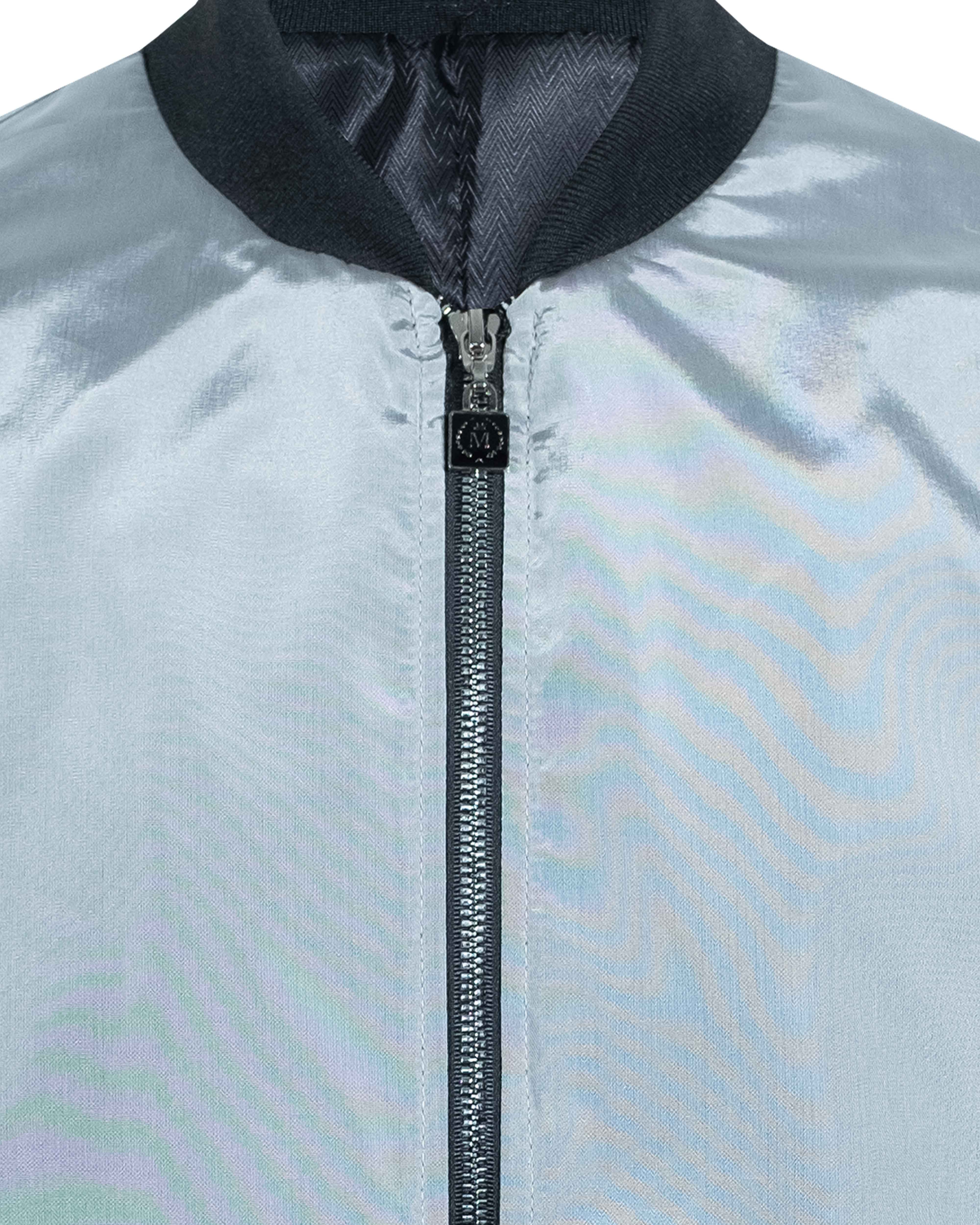 Bomber Jacket Reflect Plata 2242