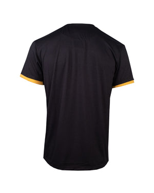 Playera en tendencia 20171 Negro/Amarillo