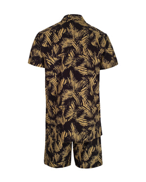 Conjunto Antifluido en tendencia 2227 V6 - Abstract Negro Dorado