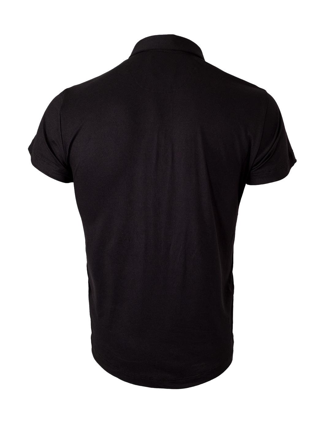 Playera Polo en tendencia 20162 Negro / Mostaza