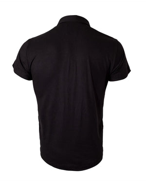 Playera Polo en tendencia 20162 Negro / Mostaza