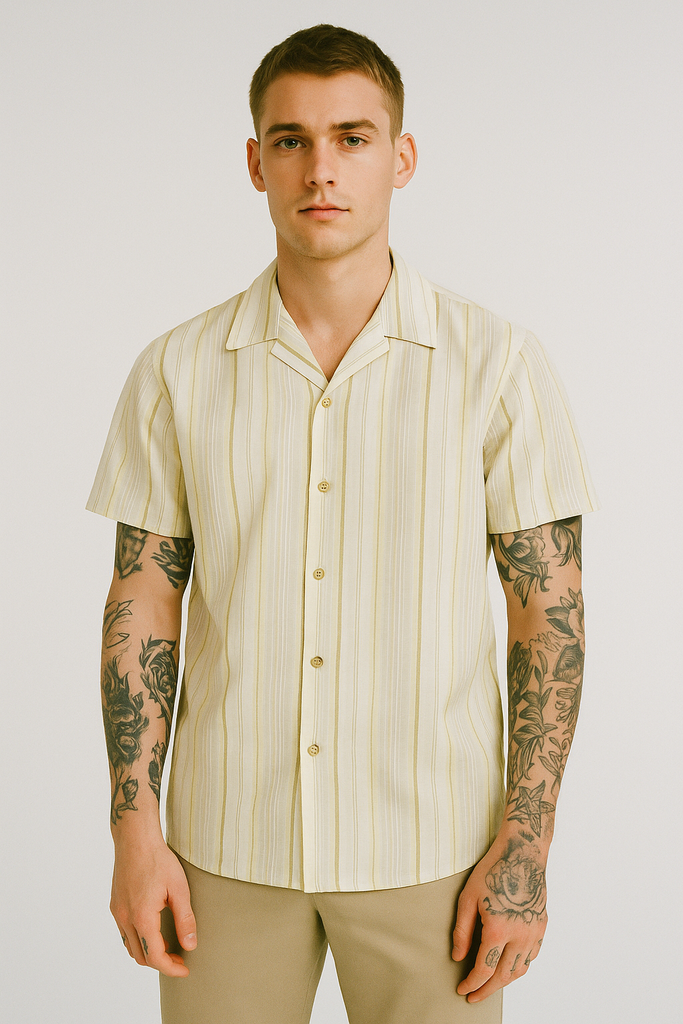 Camisa Sport Manga Corta Old Green 2261