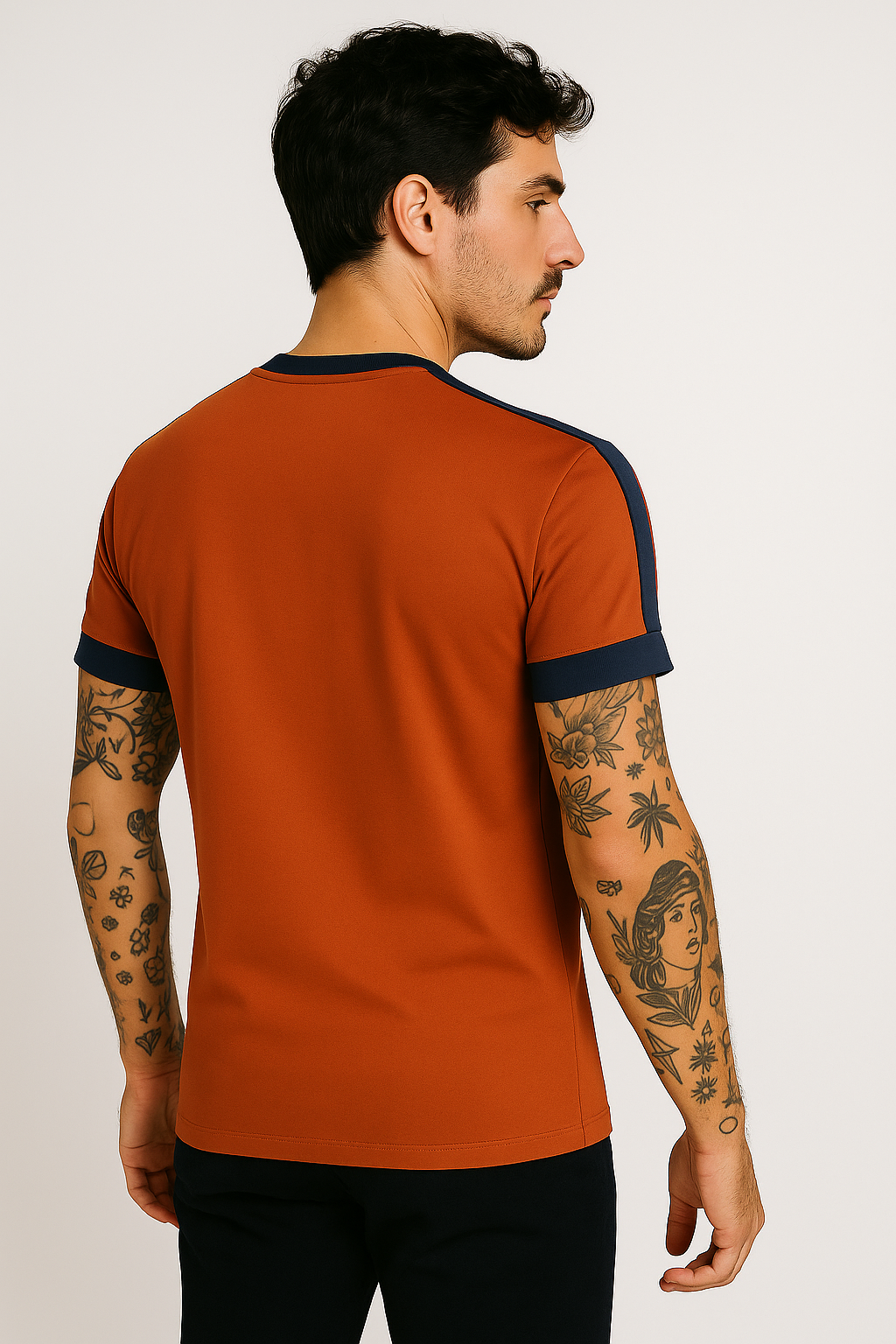 Playera cuello redondo Colors 21029 Shedron