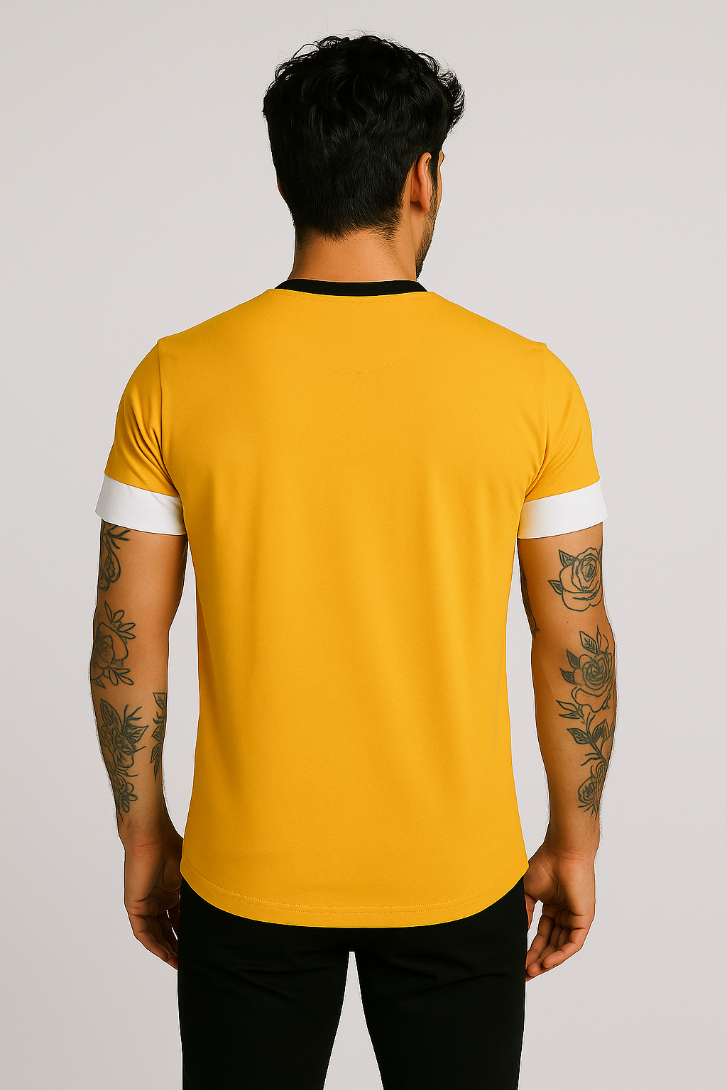 Playera cuello redondo Colors 21029 Mostaza