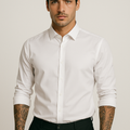 Camisa Formal manga larga repelente 2328 Blanco