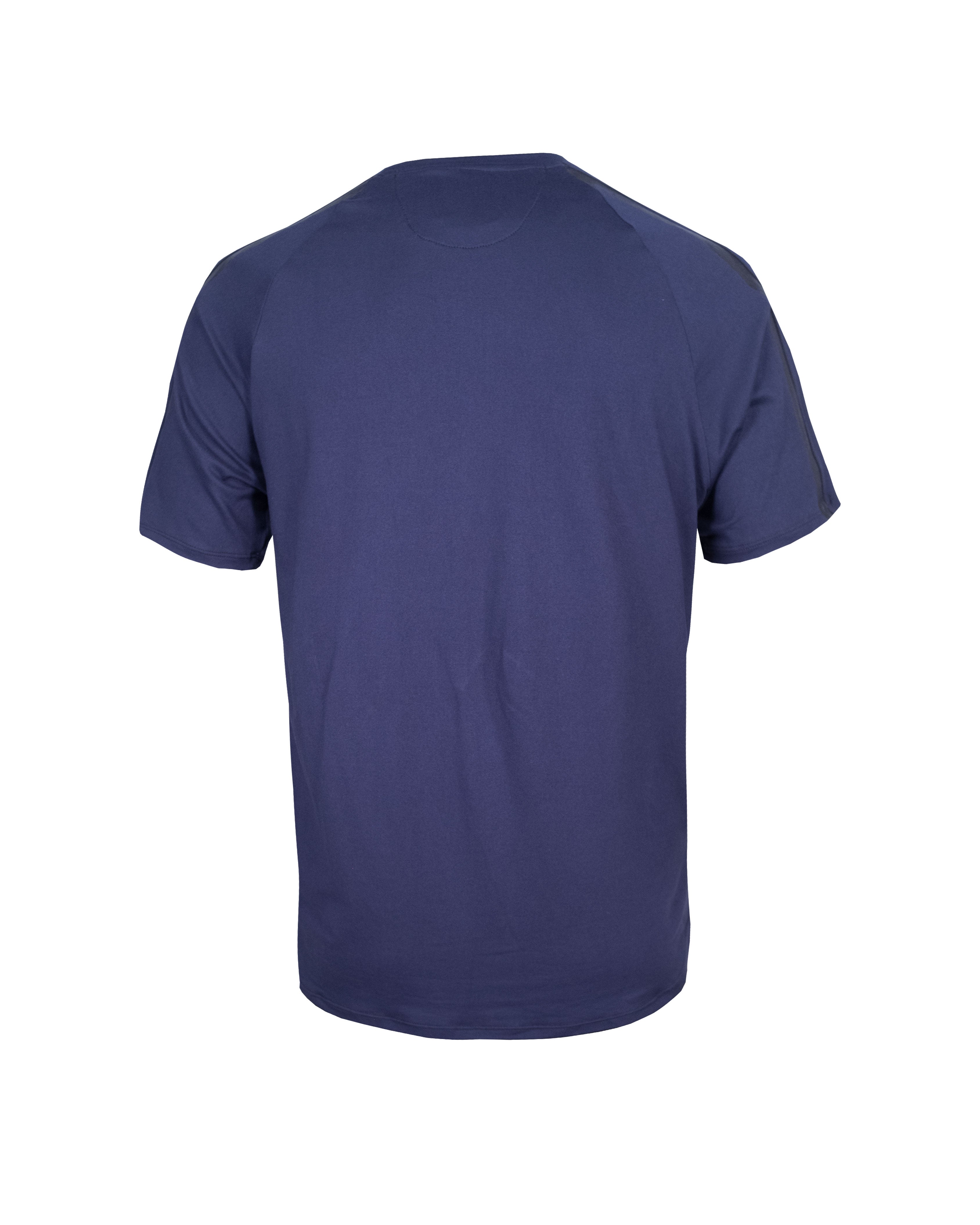 Playera Manga Ranglan Line Vinil 2005 Marino