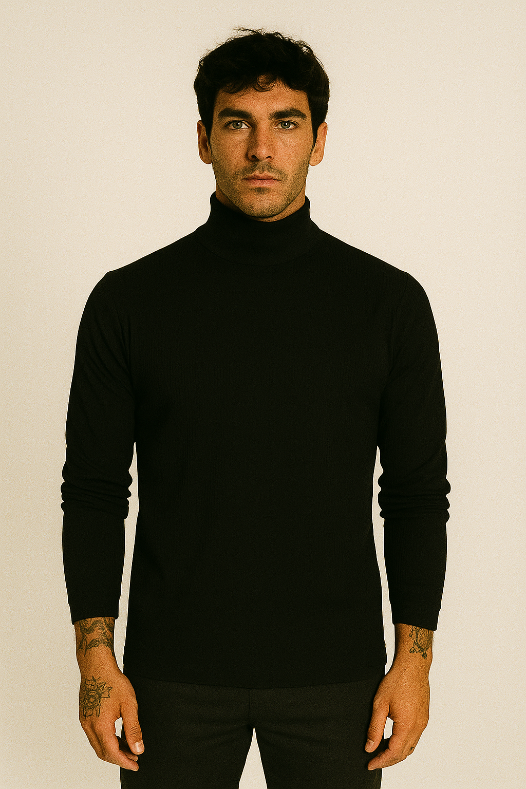 Playera Cuello Alto 2318 Negro