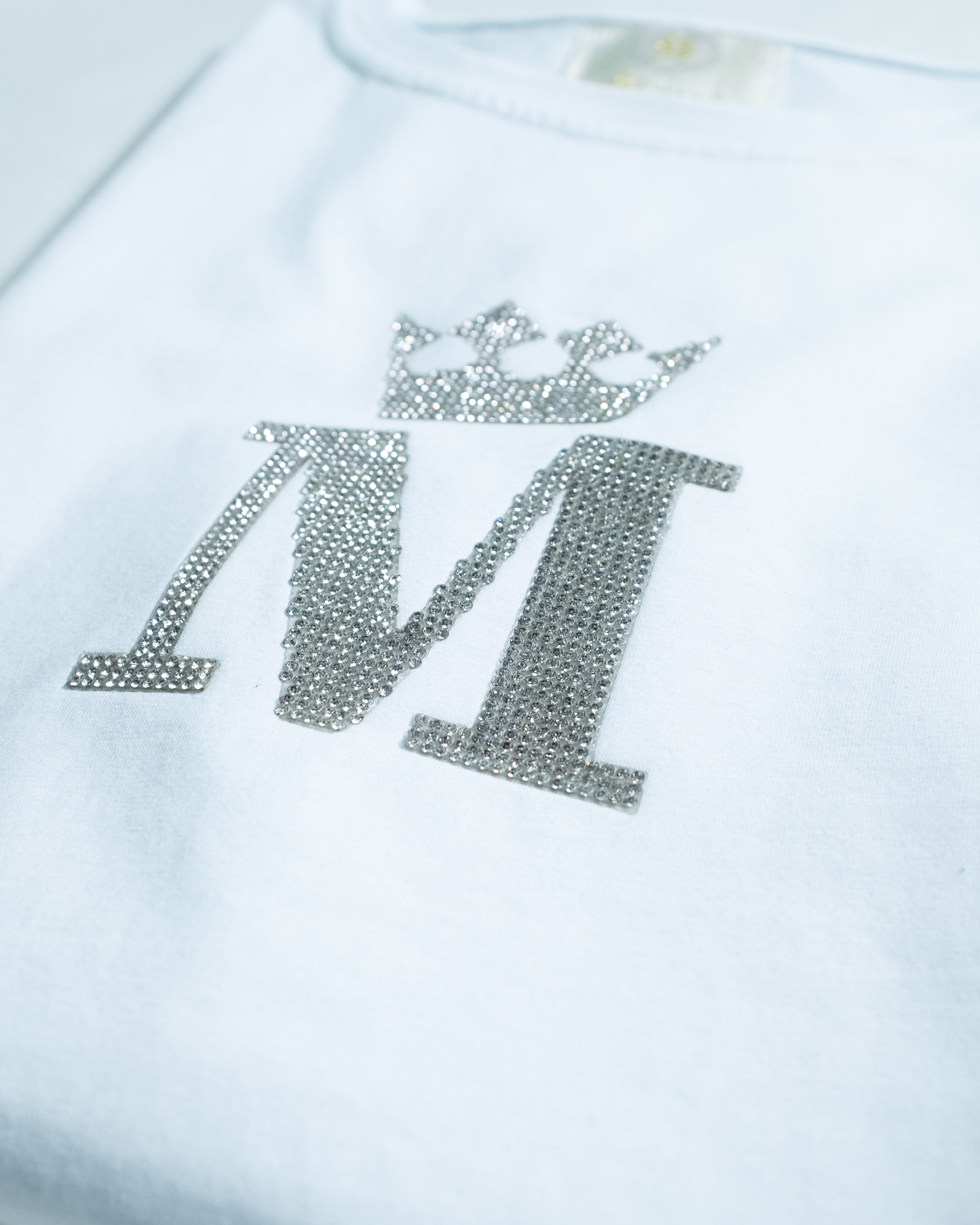 Playera Exclusive Design Slim Fit 2403 Blanco Plata
