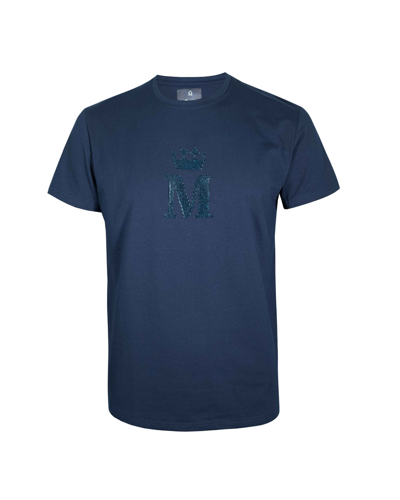 Playera Exclusive Design Slim Fit 2403 Marino Marino