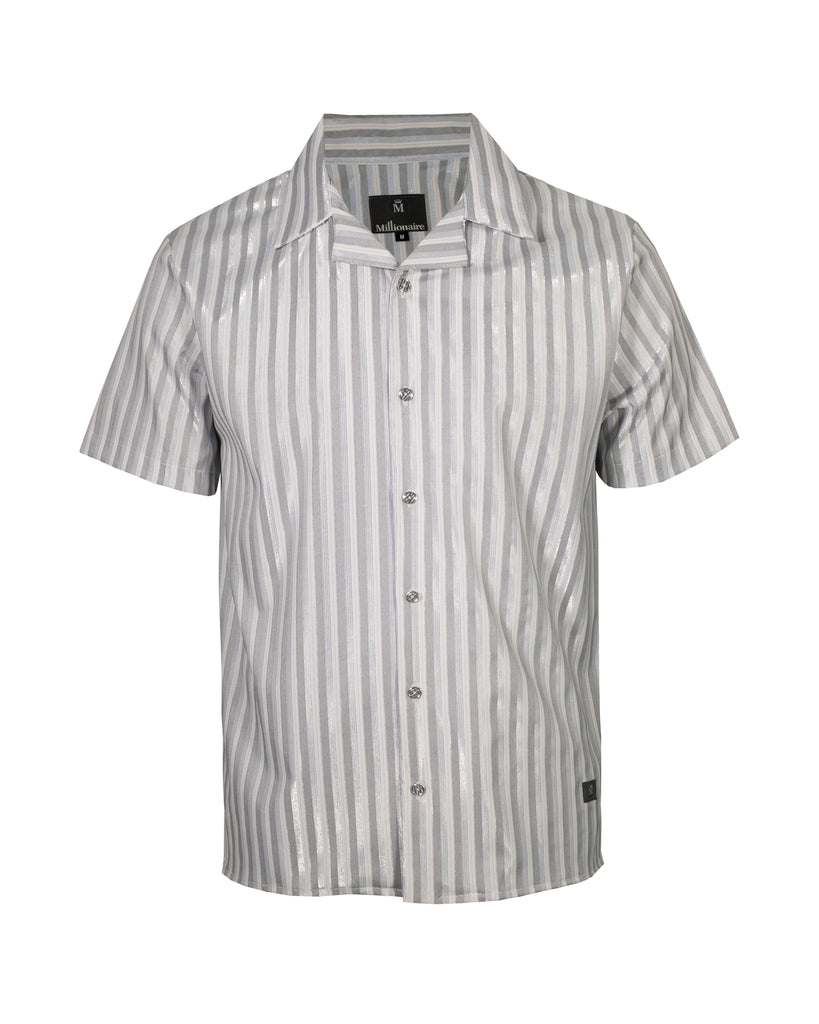 Camisa Sport 2304 Plata Negro