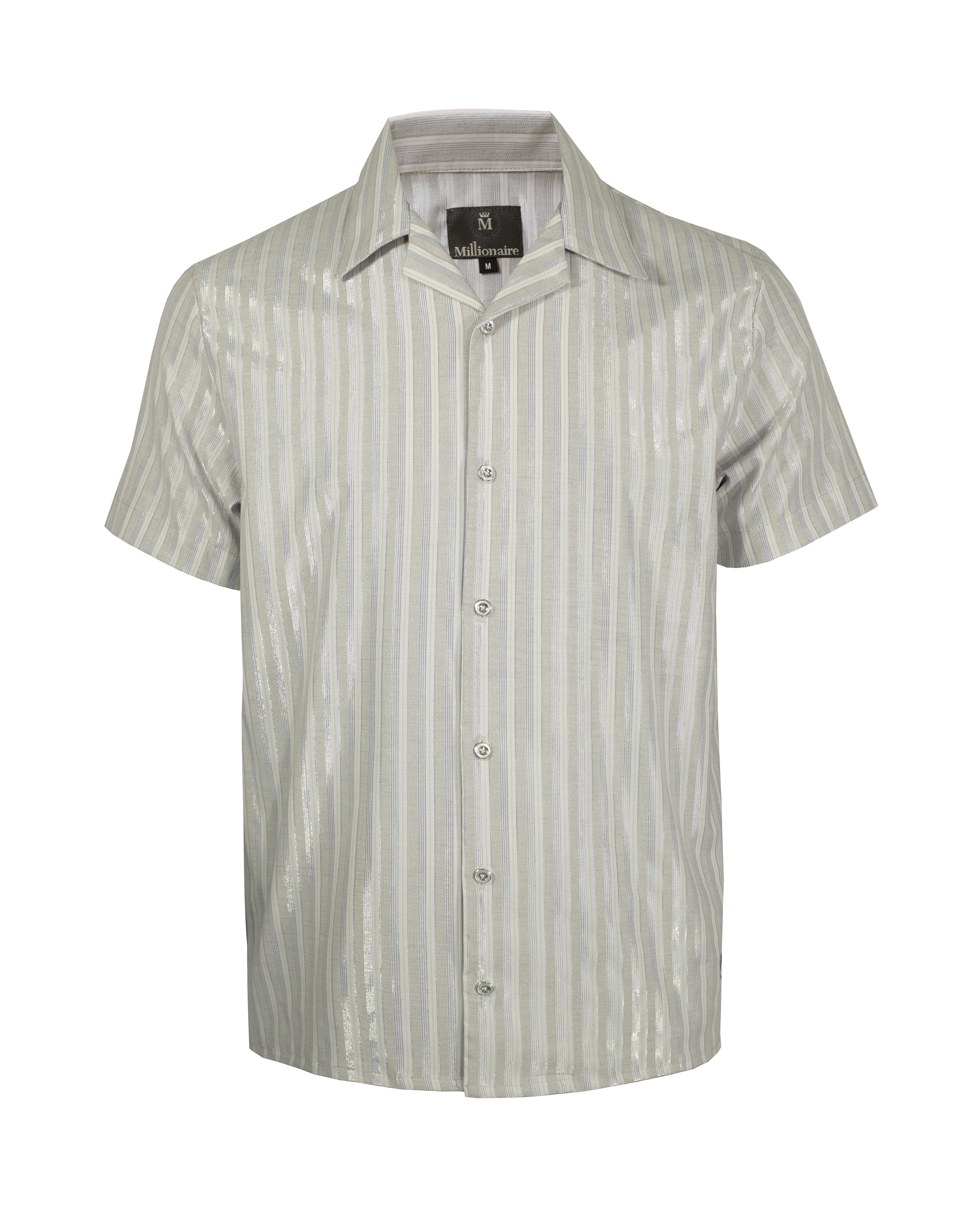 Camisa Sport 2304 Blanco Plata Millionaire Mx