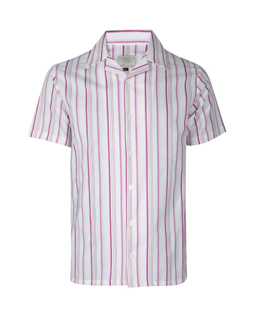 Camisa Sport 2301 Blanco Rosa