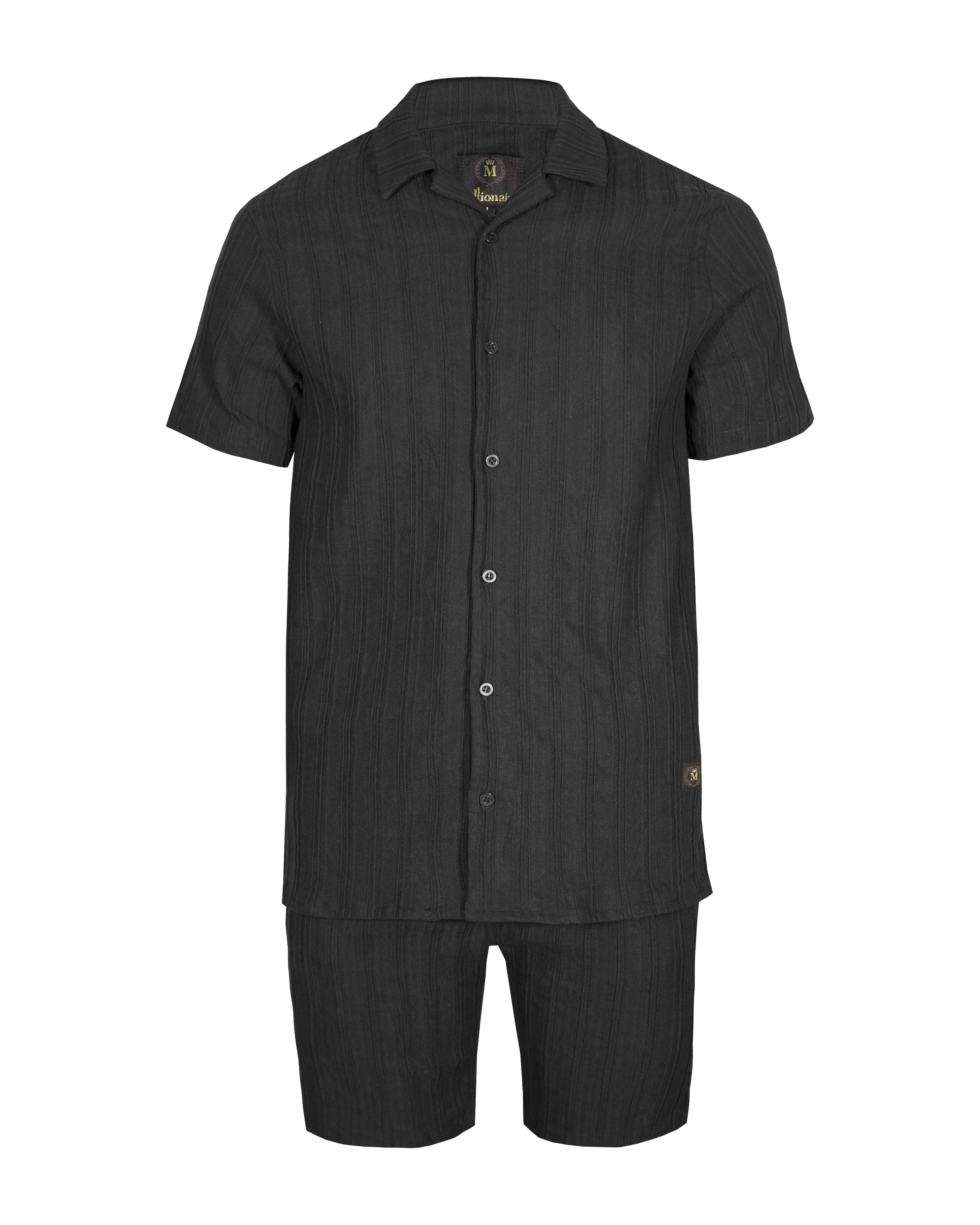 Conjunto Stretch Slim Fit  2317 Negro