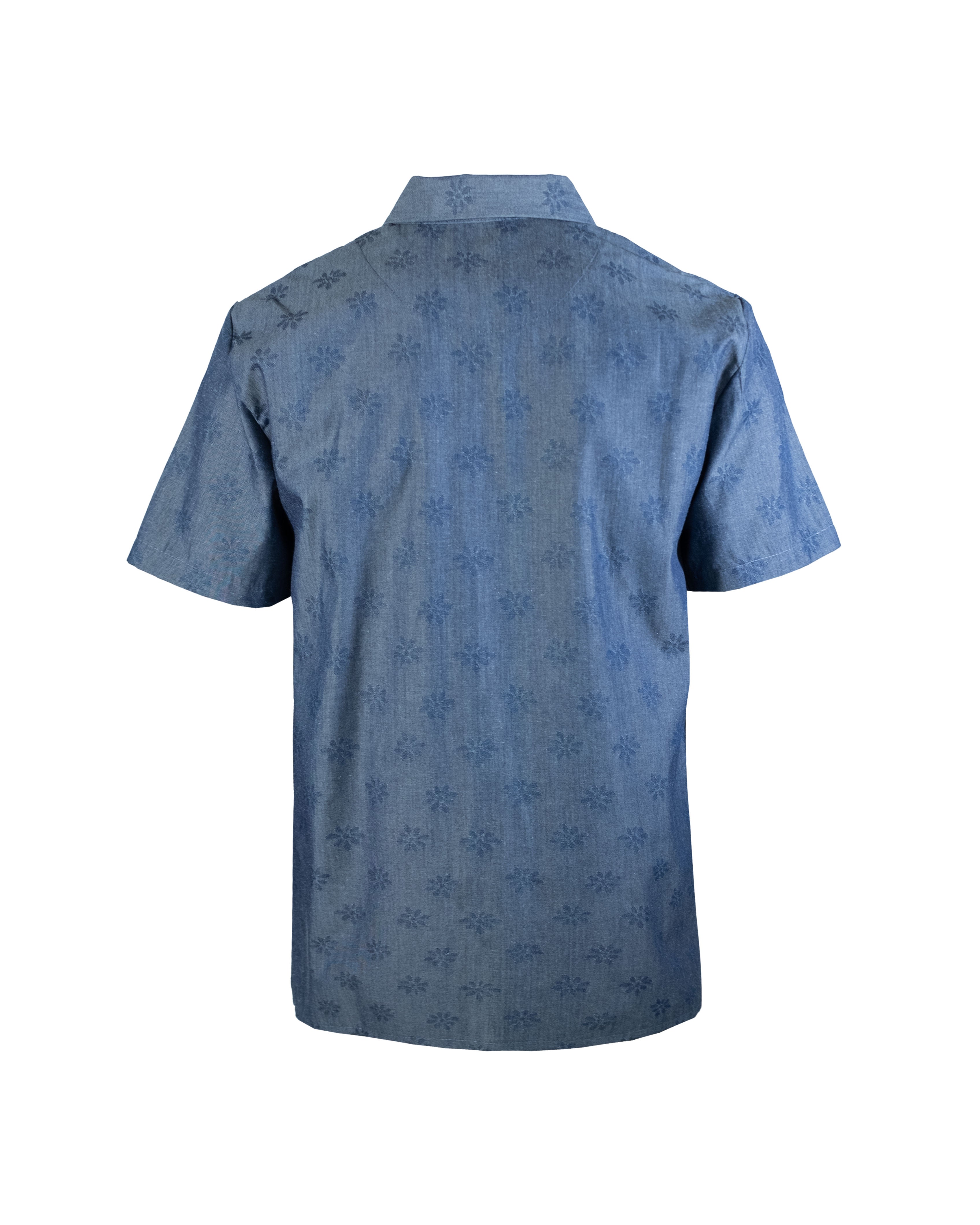 Camisa Sport 2314 Mezclilla Floral