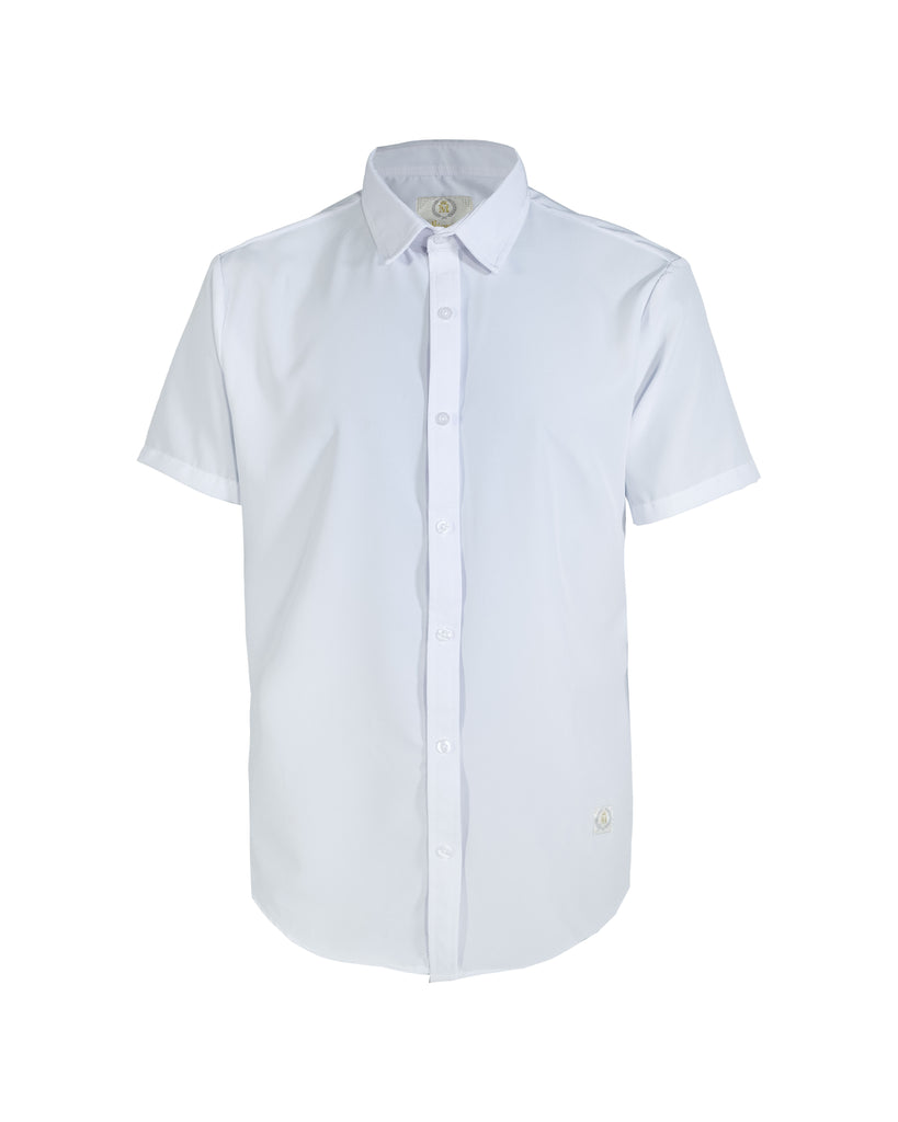 Camisa Repelente Formal Manga Corta 23101 Blanco