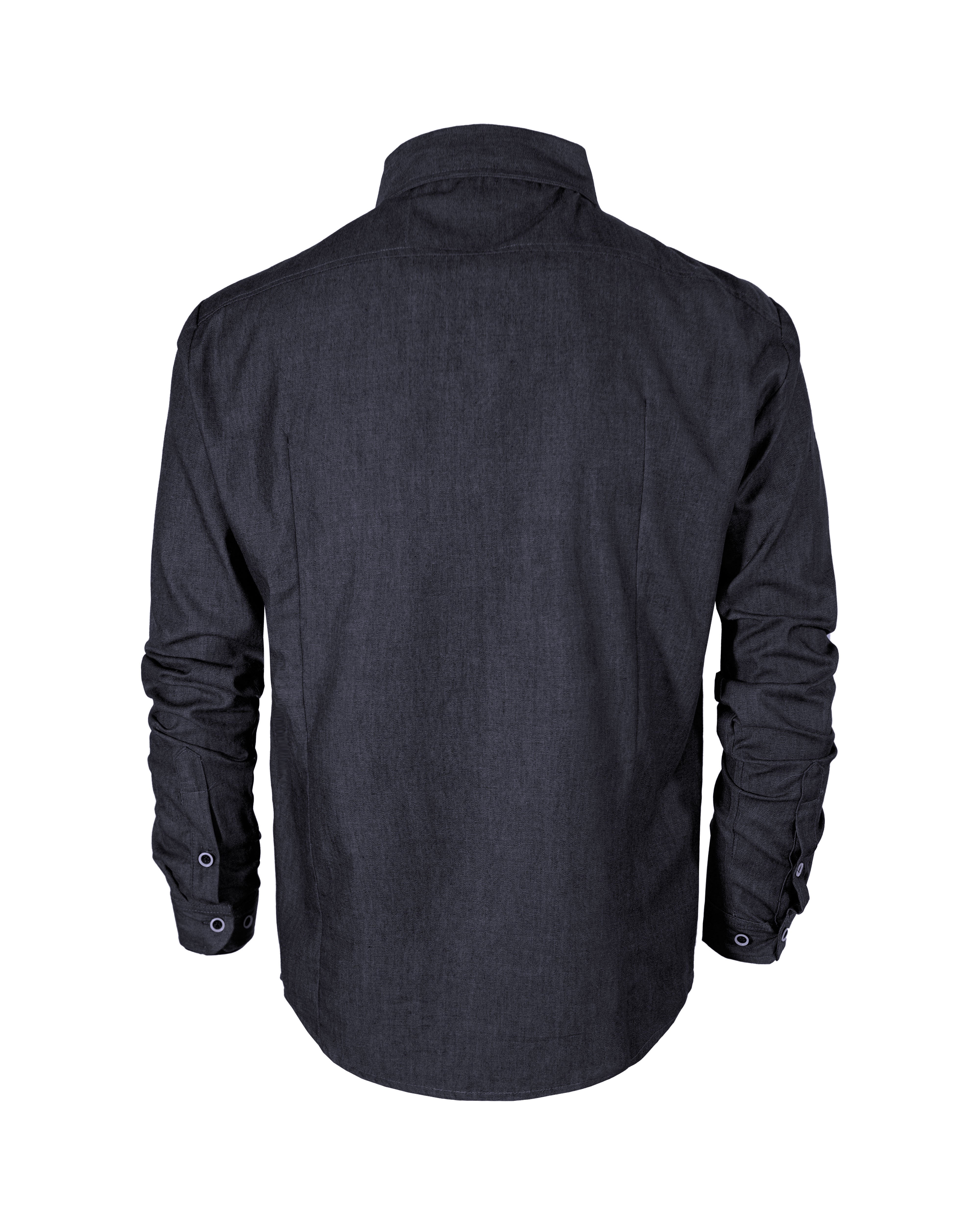 Camisa Formal Mezclilla Manga Larga 2307 Negro
