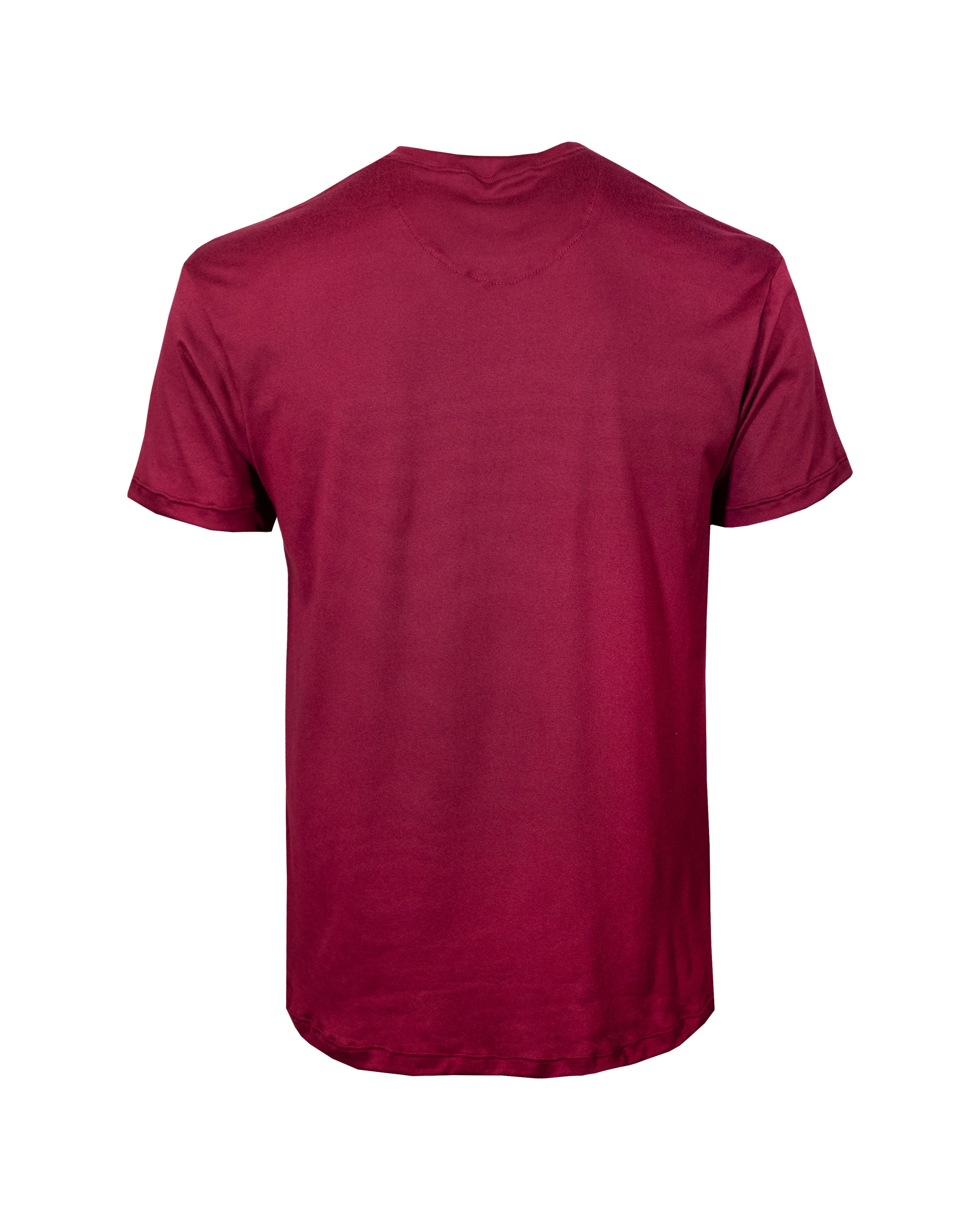 Playera básica cuello redondo tinto 2319