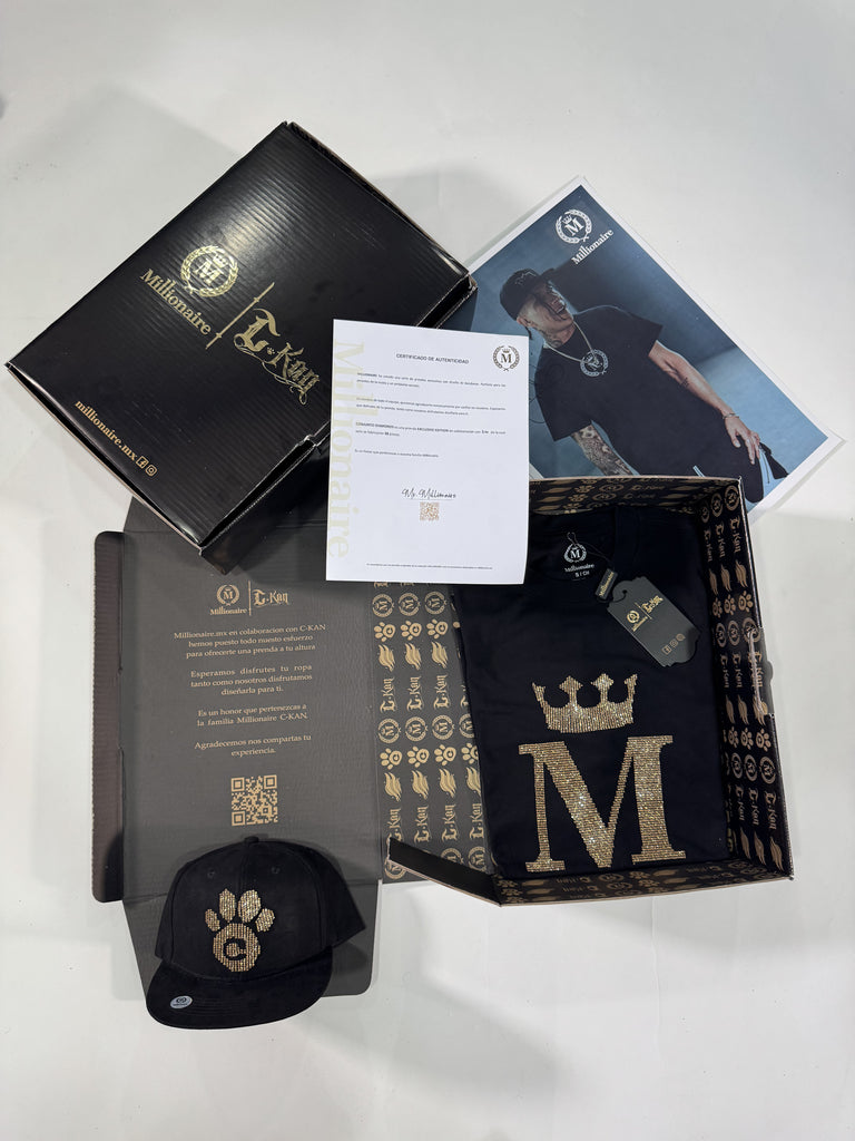 Kit Diamonds (Negro/ Dorado)