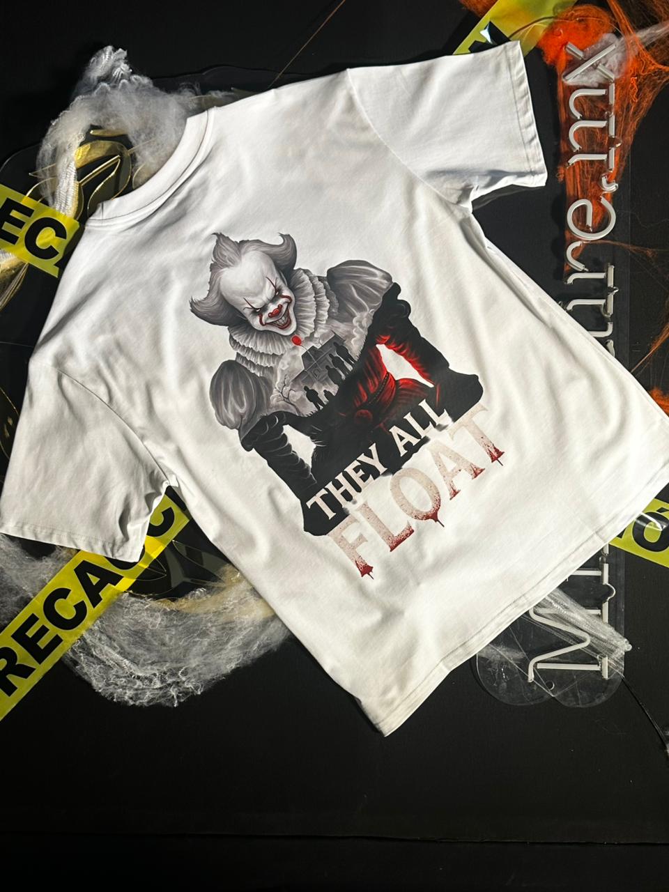 Playera 2577 Halloween Fluorescente IT Blanco