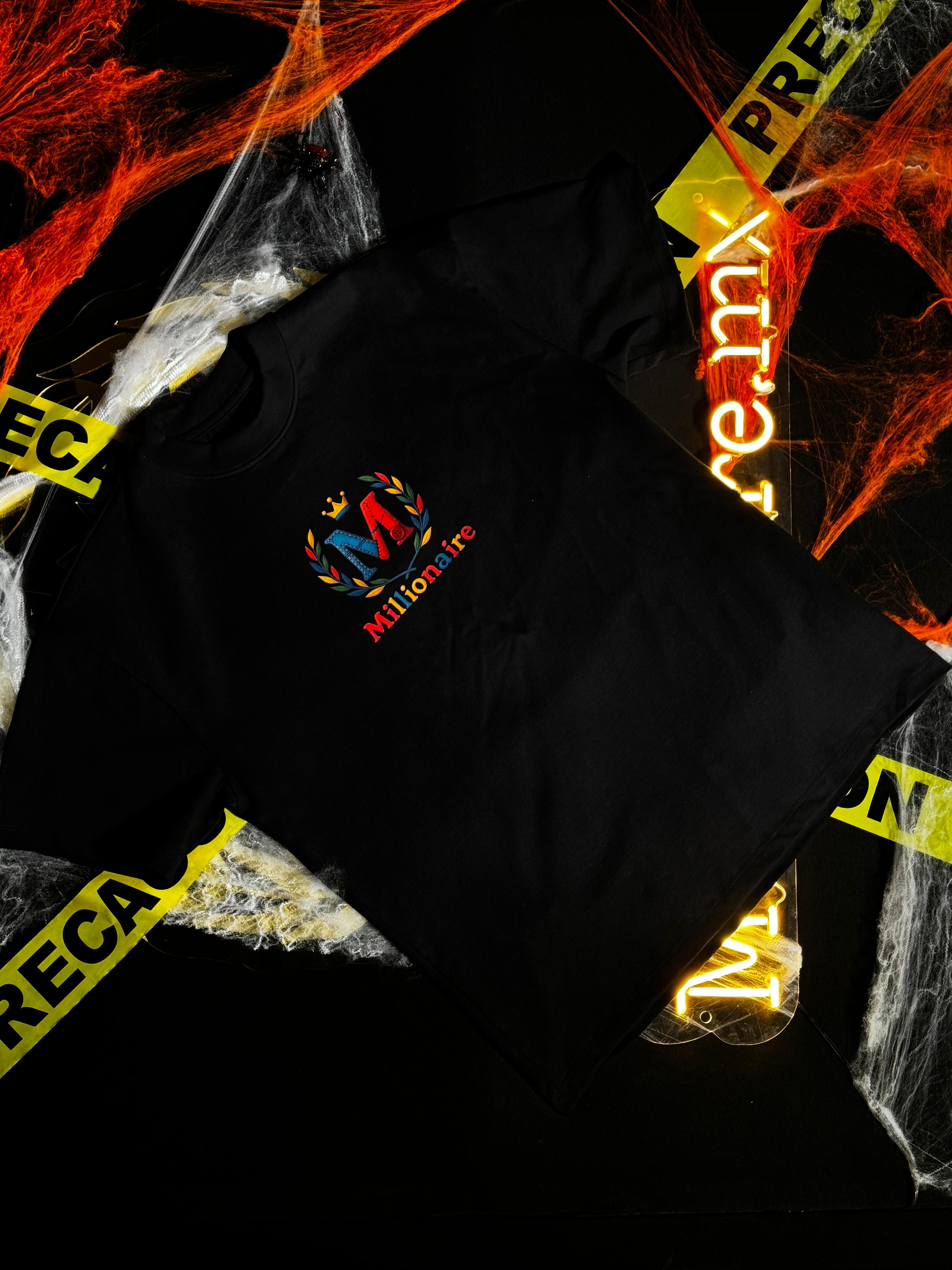 Playera 2577 Halloween  Chuky bueno Negro