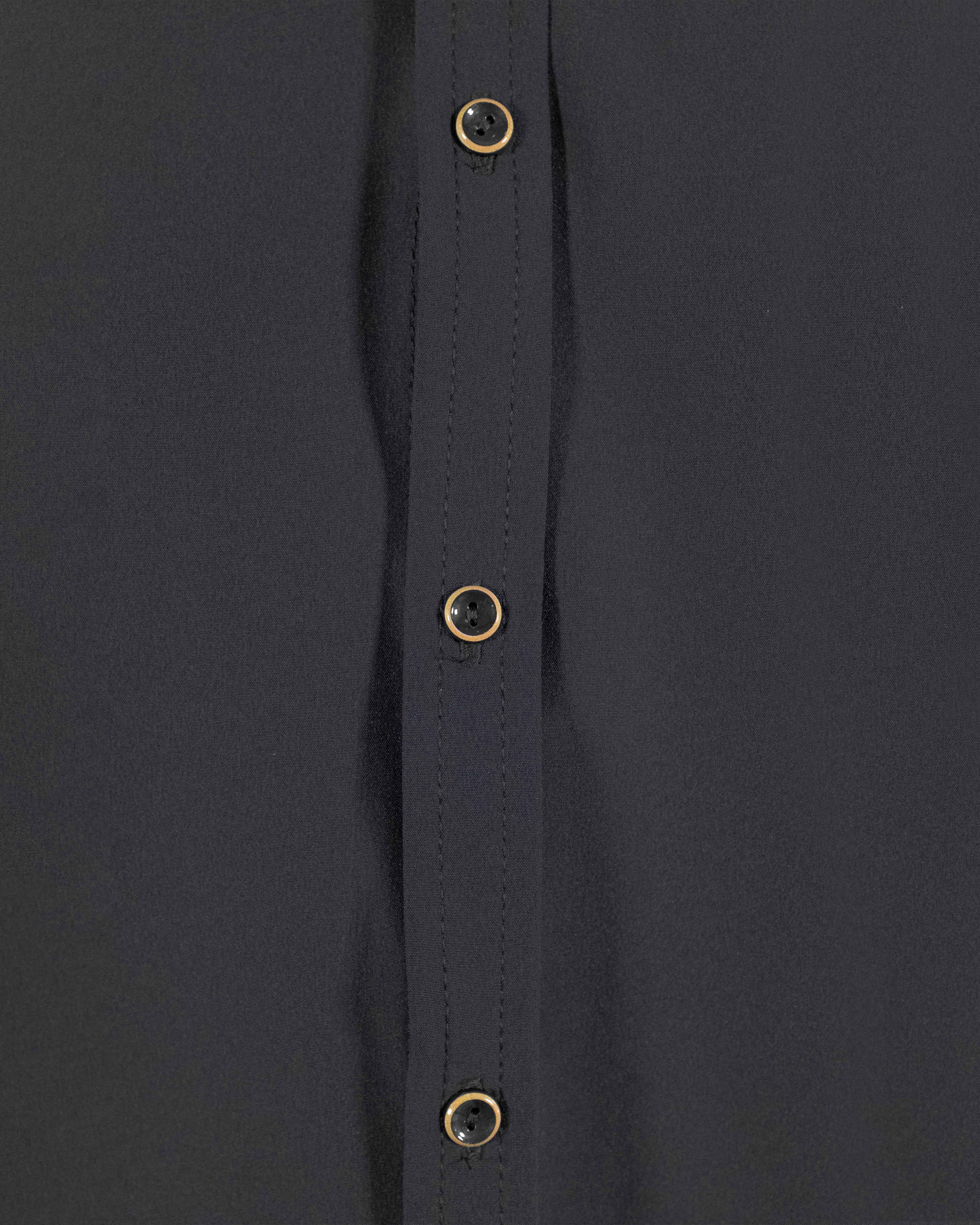 Camisa Negra Fresh Manga Larga 2352 #8