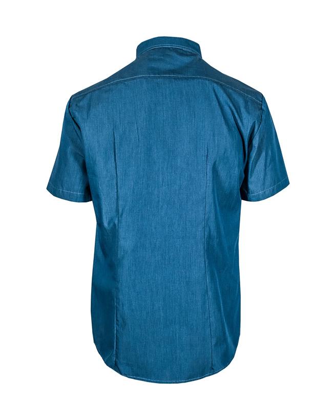Camisa Cuello Mao 2308 Azul