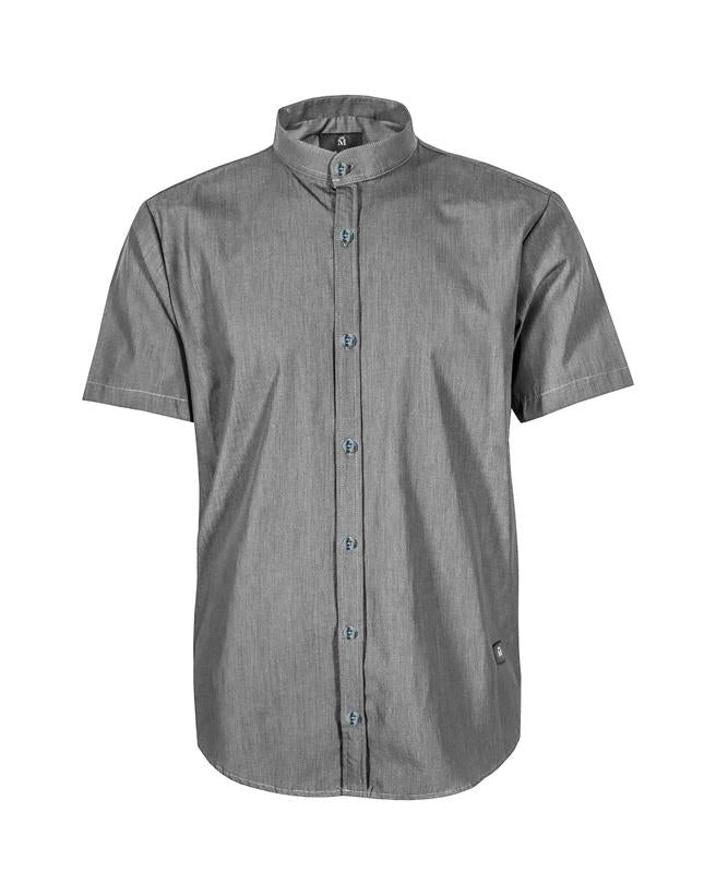 Camisa Cuello Mao 2308 Gris