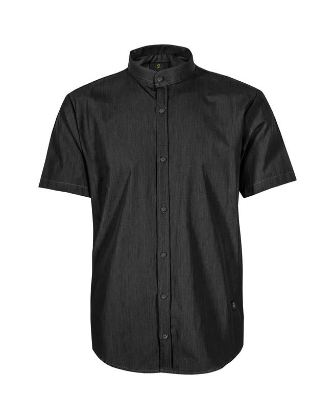 Camisa Cuello Mao 2308 Negro