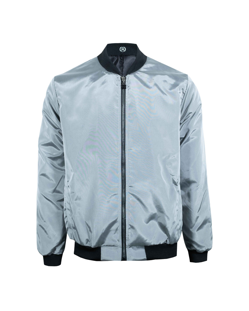 Bomber Jacket Reflect Plata 2242