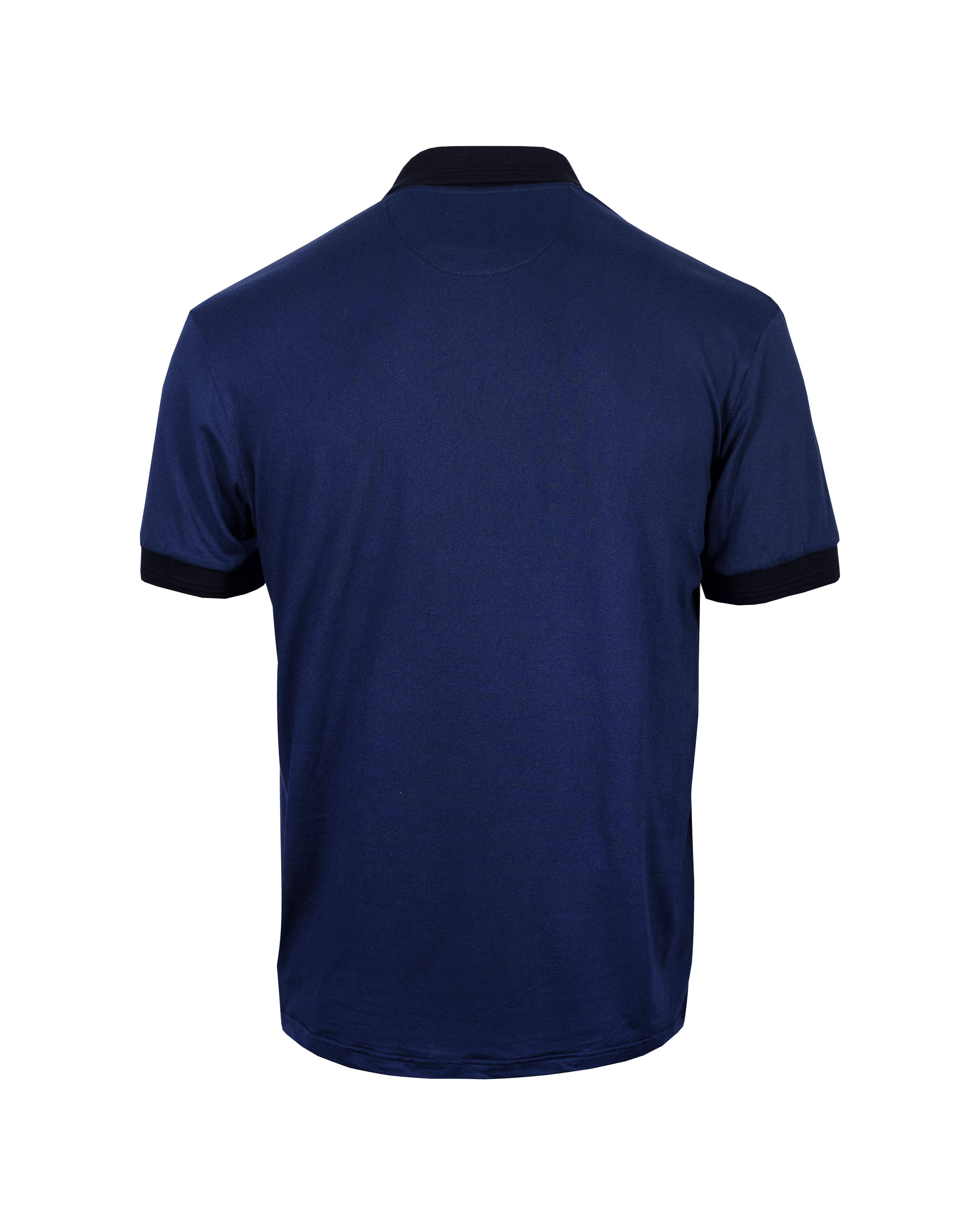 Playera Polo Lineas Escudo 2023 Marino