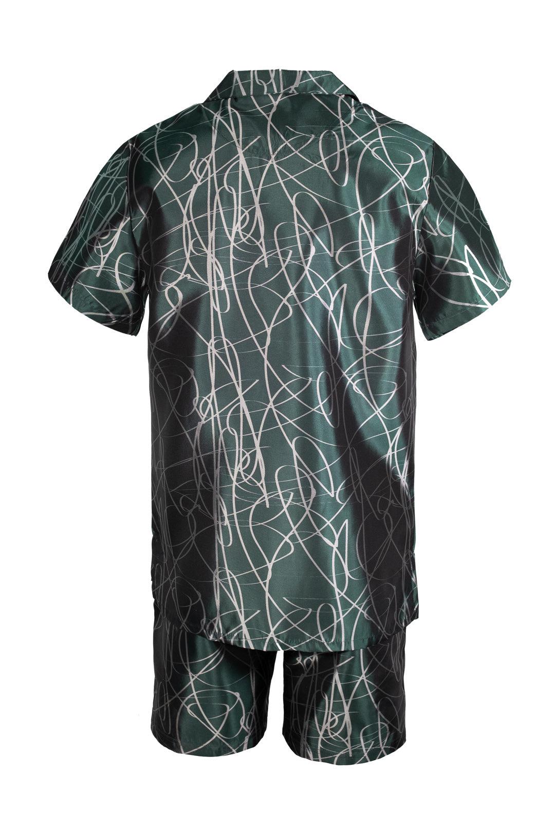 Conjunto en tendencia 21113 Negro,Verde,Plata