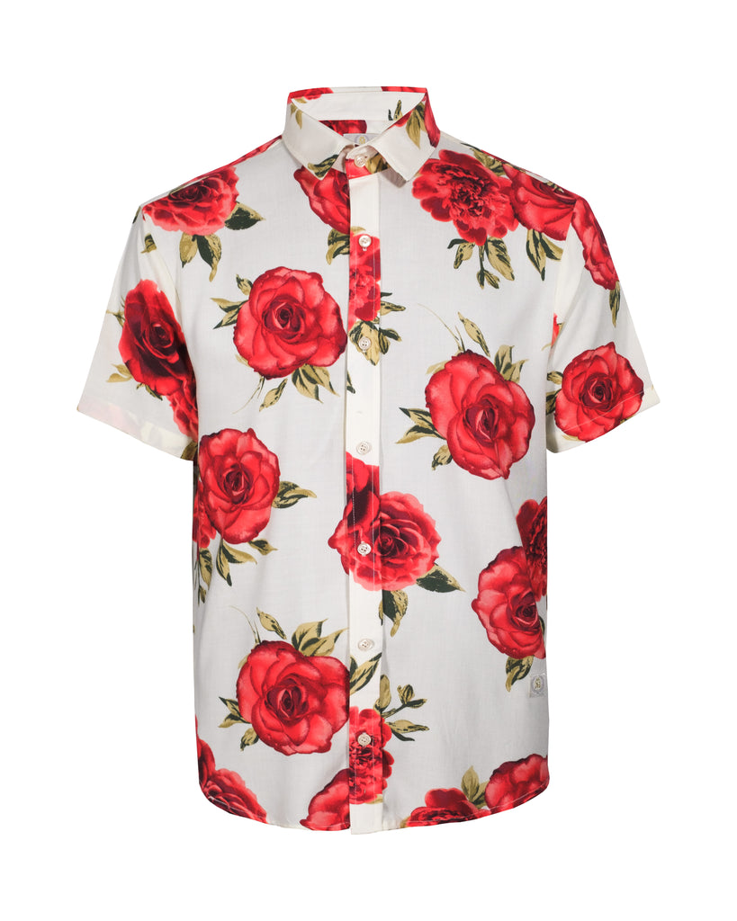 Camisa Formal Manga Corta 2248 Roses