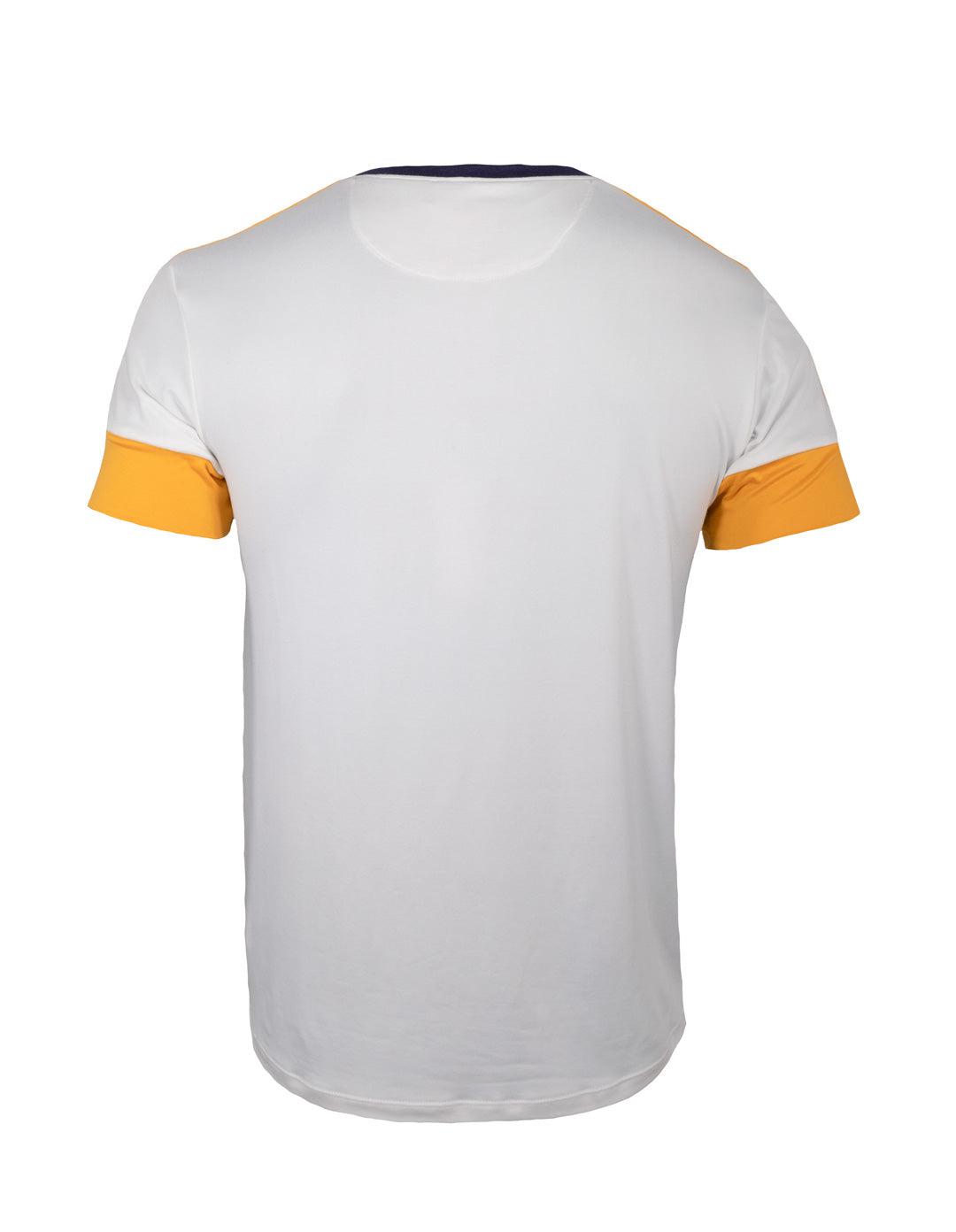 Playera en tendencia 21029 Ivory/Mostaza/Marino