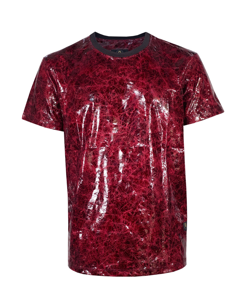 Playera en tendencia 2088 Tinto/Negro (Queb)